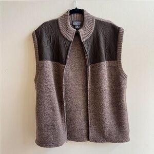 Woolrich Men's Brown Knit Collar Jacket